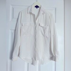 White Button-Up Shirt